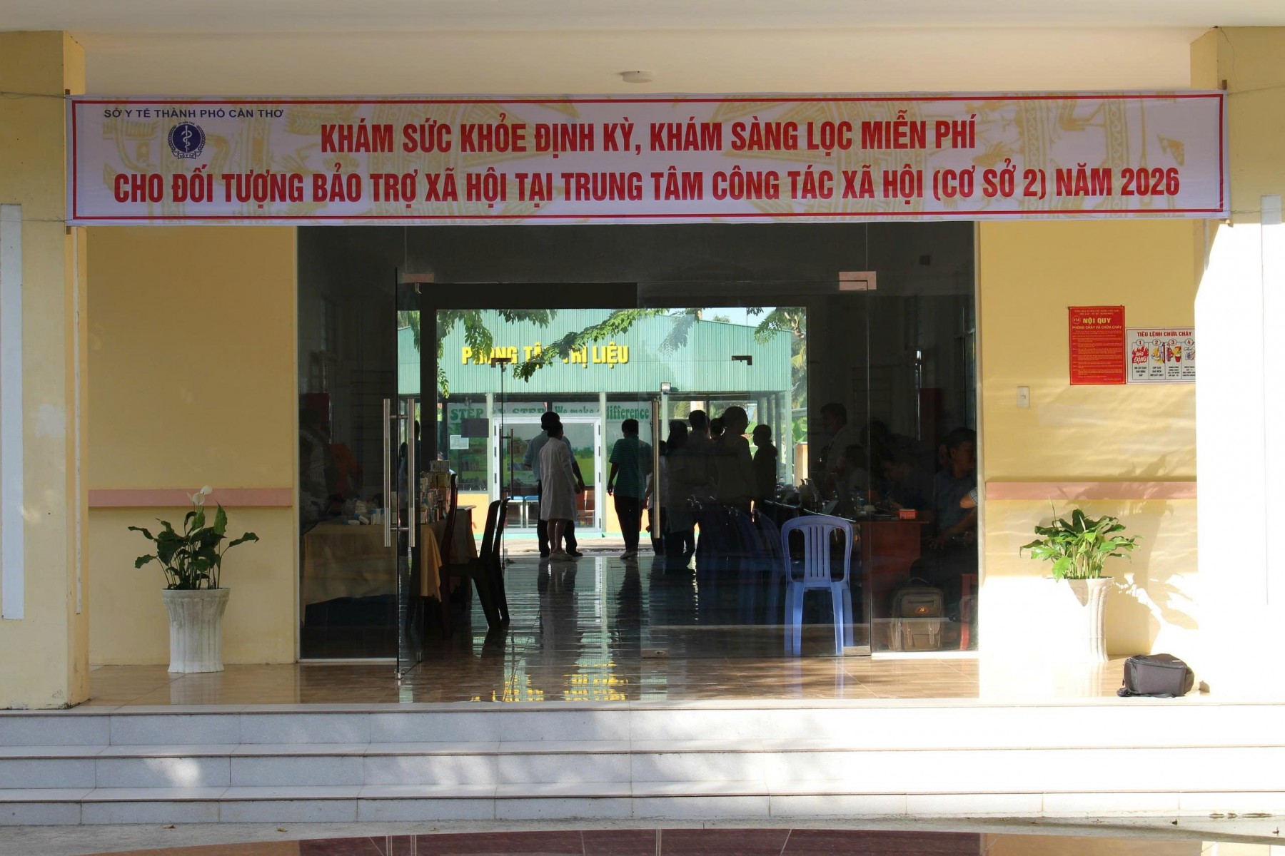 Trung tâm Công tác xã hội thành phố Cần Thơ (Cơ sở 2) tiếp đoàn khám sức khoẻ định kỳ, khám sàng lọc miễn phí cho các đối tượng bảo trợ xã hội tại Trung tâm
